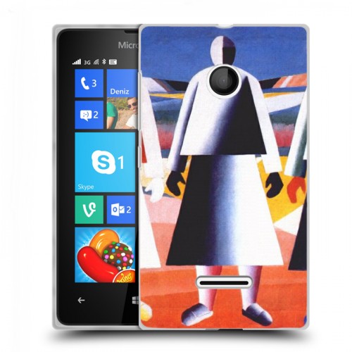 Дизайнерский пластиковый чехол для Microsoft Lumia 435