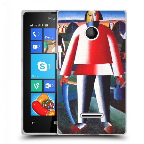 Дизайнерский пластиковый чехол для Microsoft Lumia 435