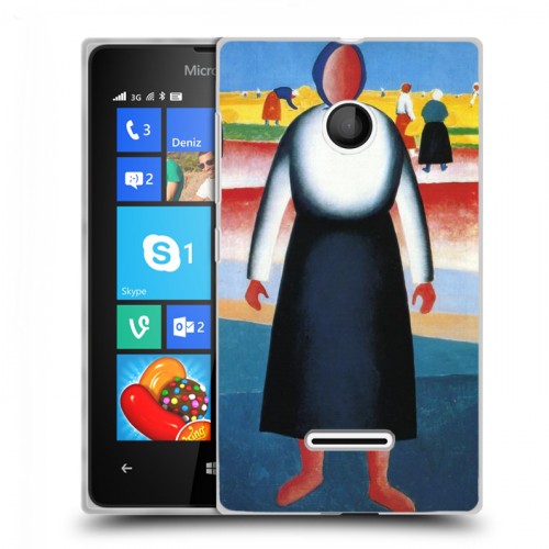 Дизайнерский пластиковый чехол для Microsoft Lumia 435