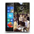 Дизайнерский пластиковый чехол для Microsoft Lumia 435