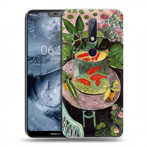 Дизайнерский силиконовый чехол для Nokia 6.1 Plus