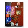 Дизайнерский пластиковый чехол для Microsoft Lumia 540