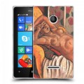 Дизайнерский пластиковый чехол для Microsoft Lumia 435