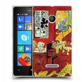 Дизайнерский пластиковый чехол для Microsoft Lumia 435