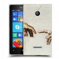 Дизайнерский пластиковый чехол для Microsoft Lumia 435