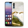 Дизайнерский силиконовый с усиленными углами чехол для Huawei P20 Pro