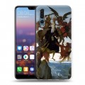 Дизайнерский силиконовый с усиленными углами чехол для Huawei P20 Pro