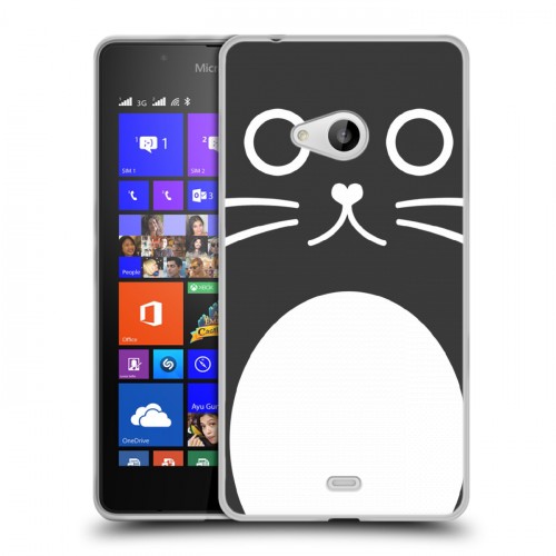 Дизайнерский пластиковый чехол для Microsoft Lumia 540 Эмоциональные морды