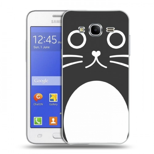 Дизайнерский пластиковый чехол для Samsung Galaxy J7 Эмоциональные морды