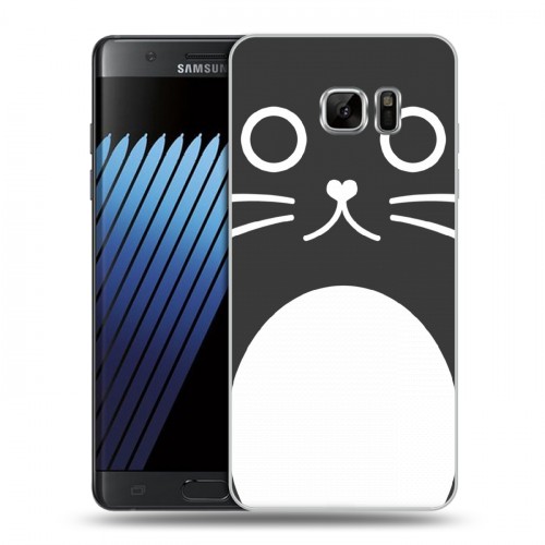 Дизайнерский пластиковый чехол для Samsung Galaxy Note 7 Эмоциональные морды