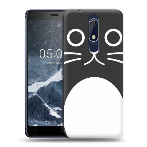 Дизайнерский пластиковый чехол для Nokia 5.1 Эмоциональные морды