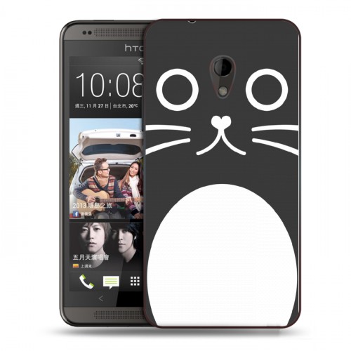 Дизайнерский пластиковый чехол для HTC Desire 700 Эмоциональные морды