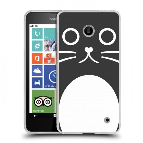 Дизайнерский пластиковый чехол для Nokia Lumia 630/635 Эмоциональные морды