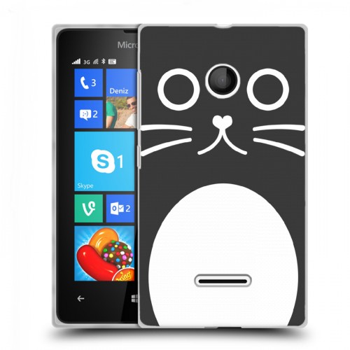 Дизайнерский пластиковый чехол для Microsoft Lumia 435 Эмоциональные морды