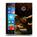 Дизайнерский пластиковый чехол для Microsoft Lumia 435