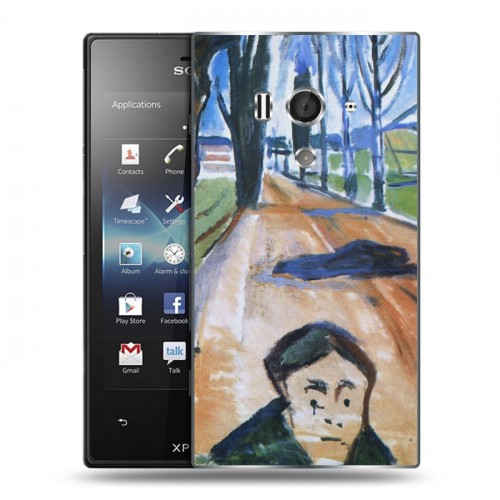 Дизайнерский пластиковый чехол для Sony Xperia acro S