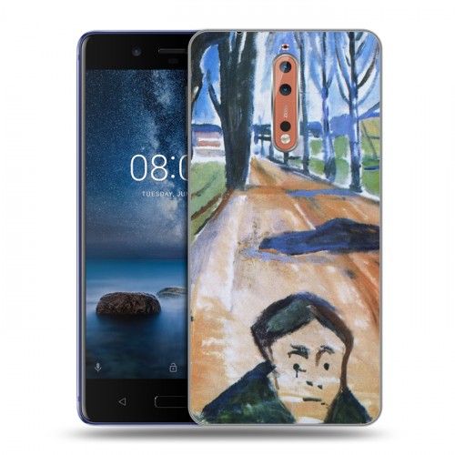 Дизайнерский пластиковый чехол для Nokia 8