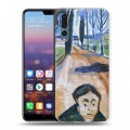 Дизайнерский силиконовый с усиленными углами чехол для Huawei P20 Pro