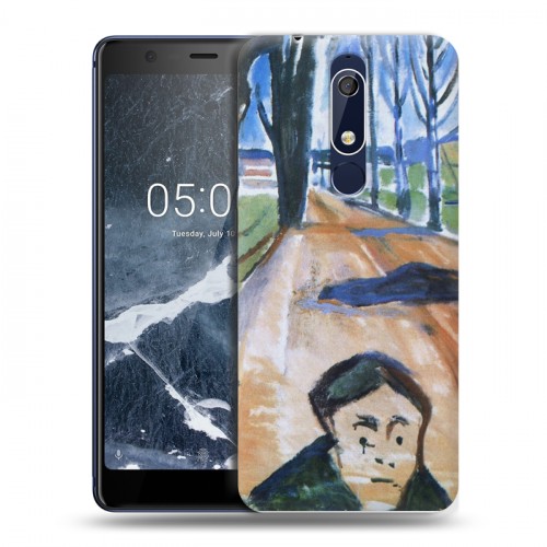 Дизайнерский пластиковый чехол для Nokia 5.1