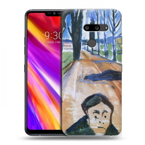 Дизайнерский пластиковый чехол для LG G8 ThinQ