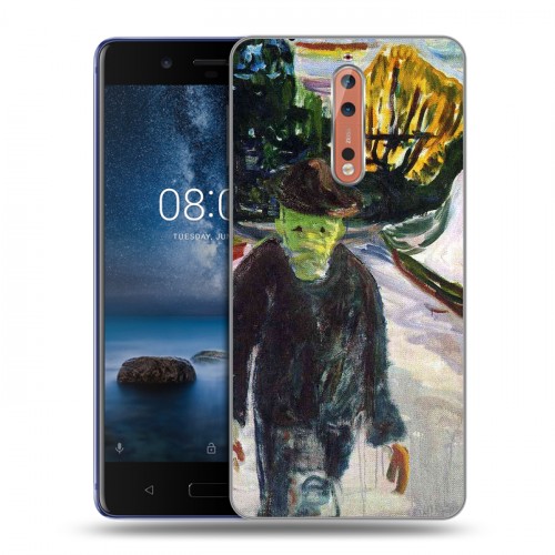 Дизайнерский пластиковый чехол для Nokia 8