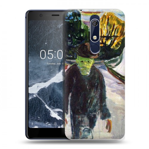 Дизайнерский пластиковый чехол для Nokia 5.1