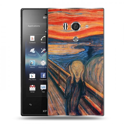 Дизайнерский пластиковый чехол для Sony Xperia acro S