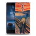 Дизайнерский пластиковый чехол для Nokia 8