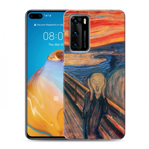 Дизайнерский пластиковый чехол для Huawei P40