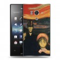 Дизайнерский пластиковый чехол для Sony Xperia acro S