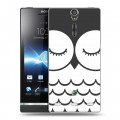 Дизайнерский пластиковый чехол для Sony Xperia S Эмоциональные морды