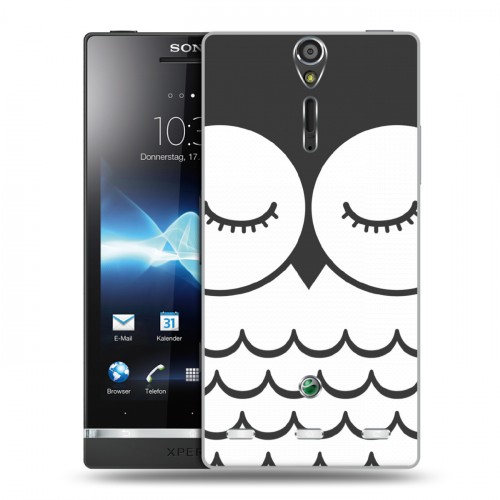 Дизайнерский пластиковый чехол для Sony Xperia S Эмоциональные морды