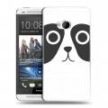 Дизайнерский пластиковый чехол для HTC One (M7) Dual SIM Эмоциональные морды