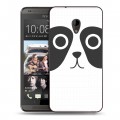 Дизайнерский пластиковый чехол для HTC Desire 700 Эмоциональные морды