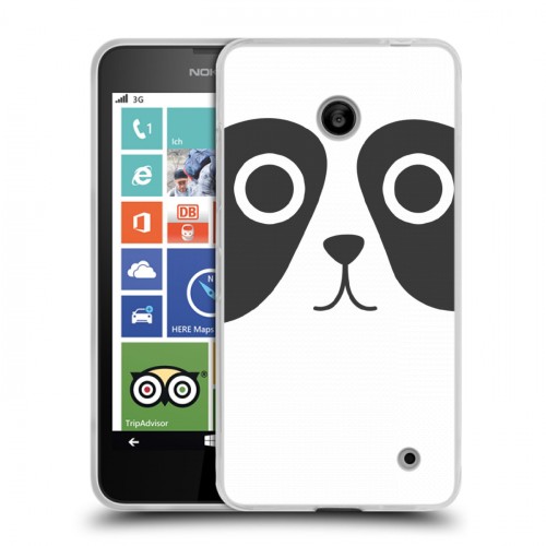 Дизайнерский пластиковый чехол для Nokia Lumia 630/635 Эмоциональные морды