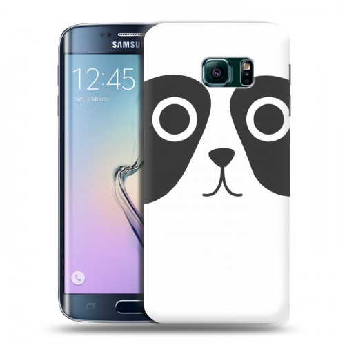 Дизайнерский пластиковый чехол для Samsung Galaxy S6 Edge Эмоциональные морды