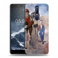 Дизайнерский пластиковый чехол для Nokia 5.1