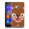 Дизайнерский пластиковый чехол для Microsoft Lumia 540 Эмоциональные морды