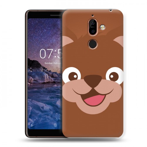 Дизайнерский пластиковый чехол для Nokia 7 Plus Эмоциональные морды