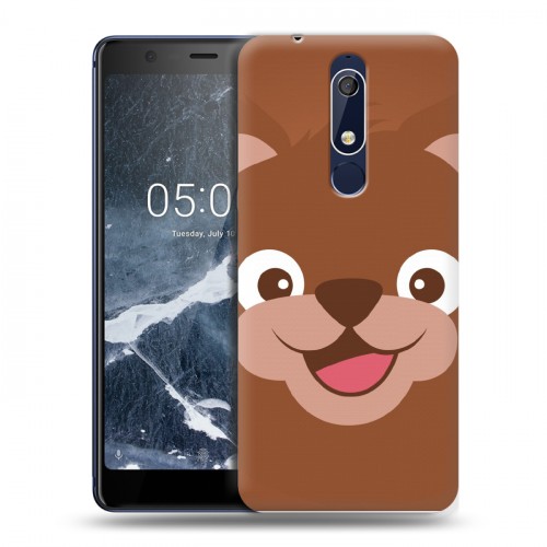 Дизайнерский пластиковый чехол для Nokia 5.1 Эмоциональные морды