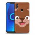 Дизайнерский силиконовый чехол для Alcatel 5V Эмоциональные морды