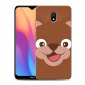 Дизайнерский силиконовый с усиленными углами чехол для Xiaomi RedMi 8A Эмоциональные морды