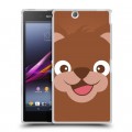 Дизайнерский пластиковый чехол для Sony Xperia Z Ultra  Эмоциональные морды