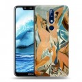 Дизайнерский силиконовый чехол для Nokia 5.1 Plus