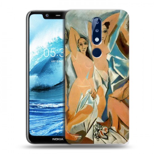 Дизайнерский силиконовый чехол для Nokia 5.1 Plus