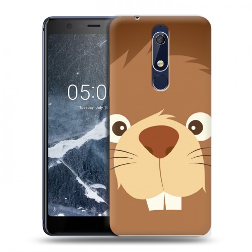 Дизайнерский пластиковый чехол для Nokia 5.1 Эмоциональные морды