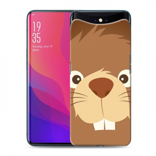 Дизайнерский силиконовый чехол для OPPO Find X Эмоциональные морды