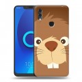 Дизайнерский силиконовый чехол для Alcatel 5V Эмоциональные морды