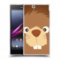 Дизайнерский пластиковый чехол для Sony Xperia Z Ultra  Эмоциональные морды