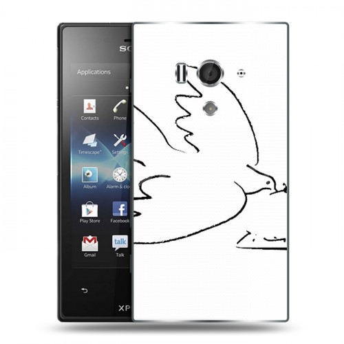 Дизайнерский пластиковый чехол для Sony Xperia acro S